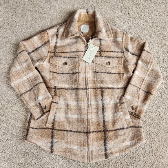 Joie Jackets & Blazers - NWT Joie plaid shacket jacket shirt